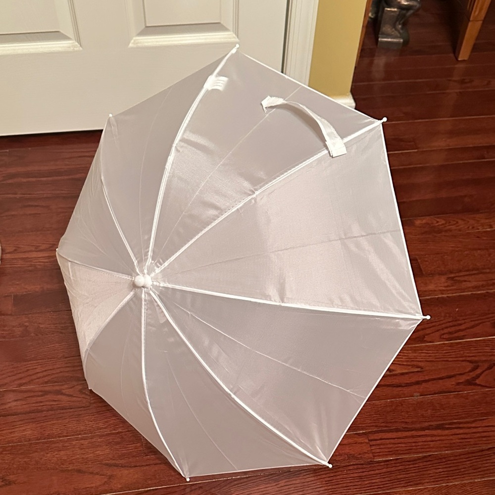White Small Umbrella(s)  for wedding or party 🎉 total 14 will sell individually.